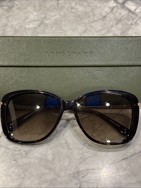 Longchamp Accessories - Longchamp Brown Gradient Oversized Square Sunglasses